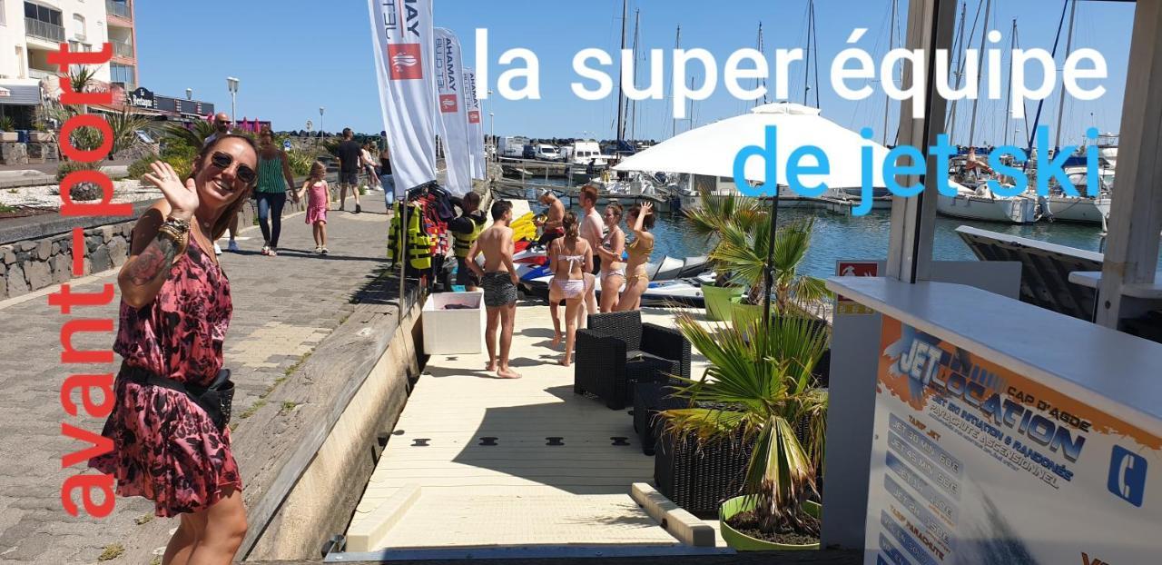 Residence De Standing La Pecherie Spacieux T3 Comme Un Cocon Familial Vue Mer Et Sur L'Avant Port Sur Le Bout Du Bout De Cap D'Agde Seule Cap En Occitanie Eksteriør bilde