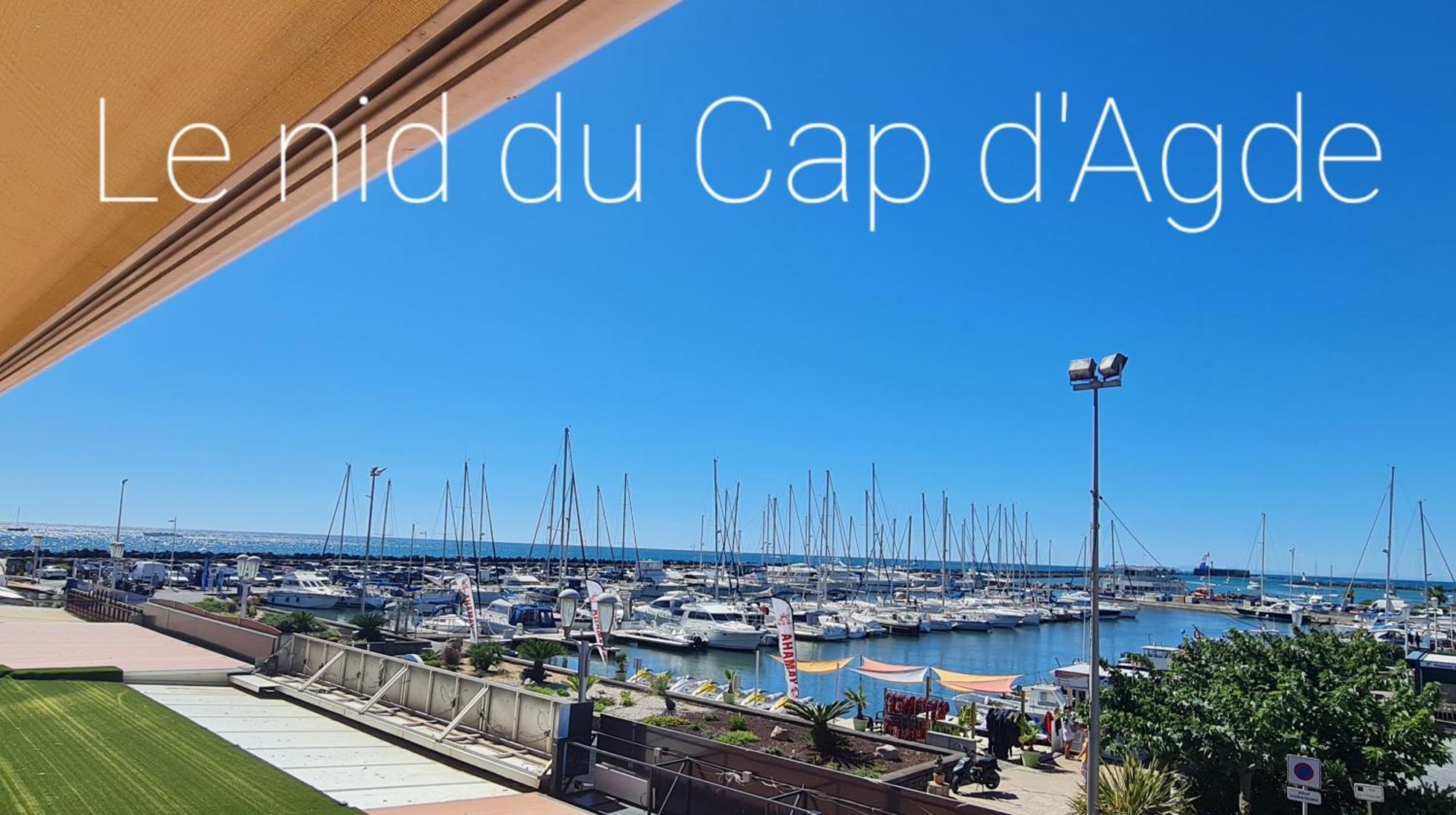 Residence De Standing La Pecherie Spacieux T3 Comme Un Cocon Familial Vue Mer Et Sur L'Avant Port Sur Le Bout Du Bout De Cap D'Agde Seule Cap En Occitanie Eksteriør bilde